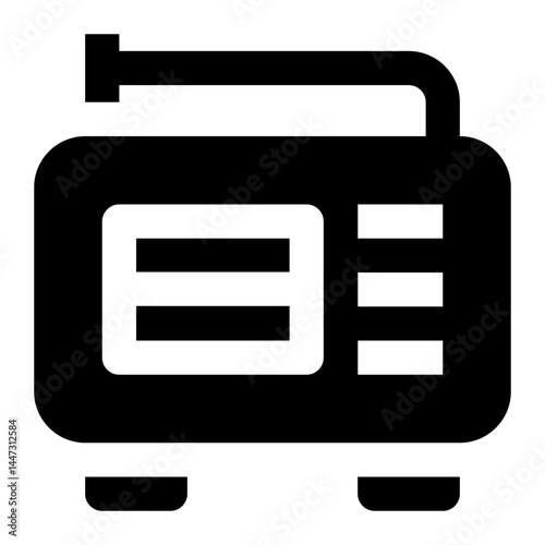 icon radio with style glyph