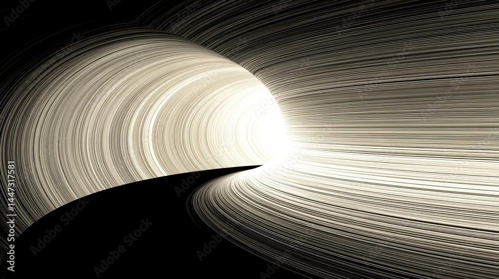 Futuristic tunnel with dynamic light trails. Agentic AI Futuristic tunnel with dynamic light trails. Agentic AI