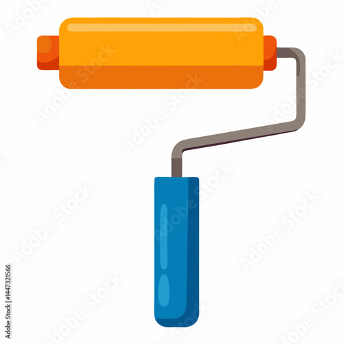 Paint Roller Tool in Bright Colors for Home Improvement  
