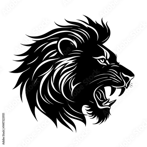 Wallpaper Mural lion head vector  Torontodigital.ca