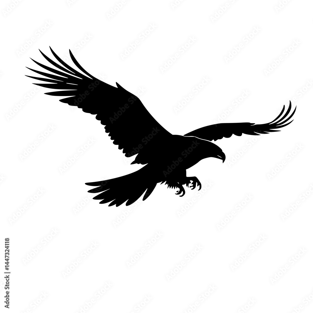 Obraz premium eagle on white background