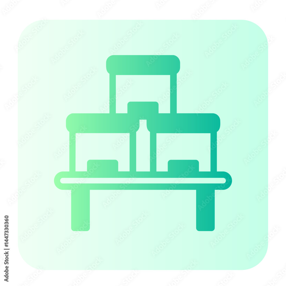 supply chain gradient icon supply chain gradient icon