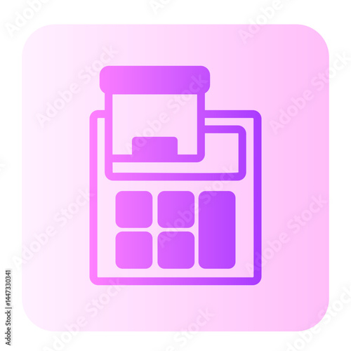 calculator gradient icon