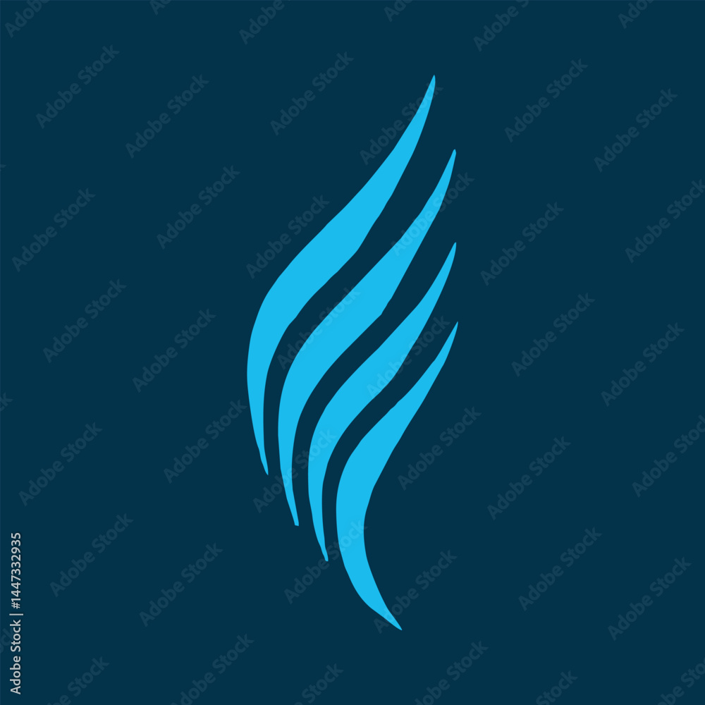 Obraz premium vector illustration of an angel wings