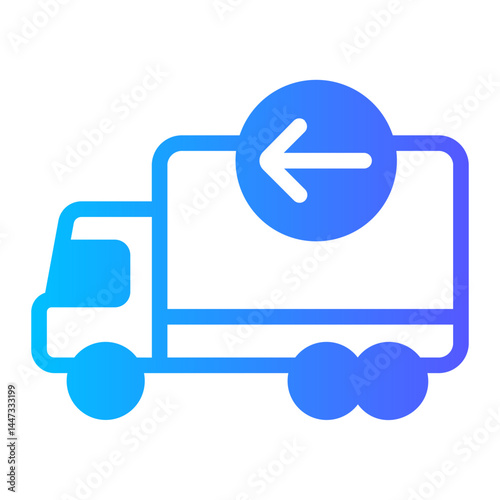 shipment gradient icon