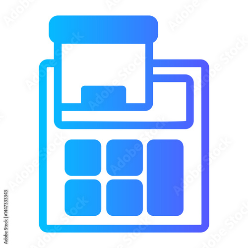 calculator gradient icon