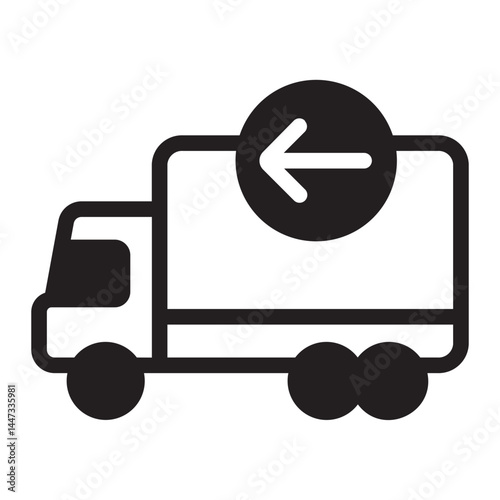 shipment glyph icon