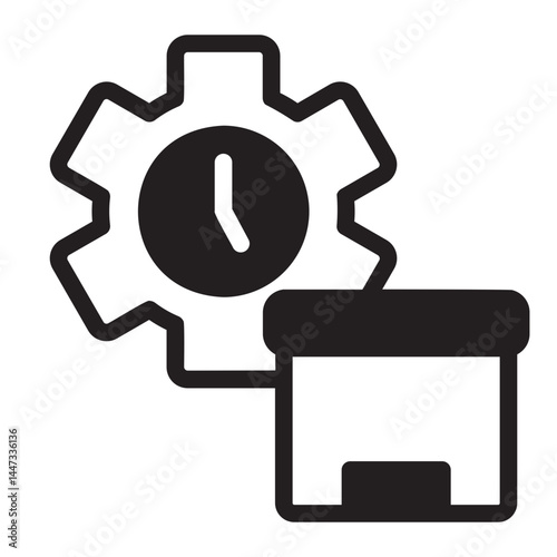 efficiency glyph icon