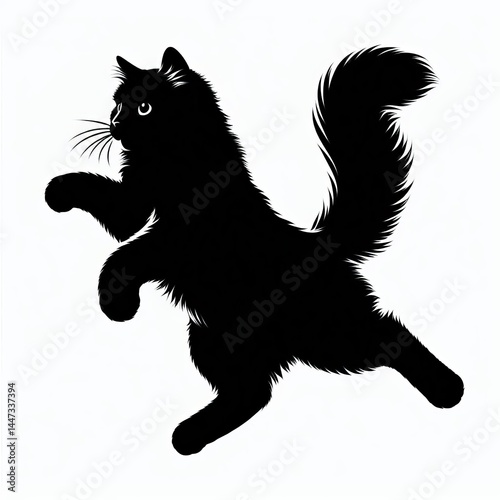 diferent wildlife animals silhouette