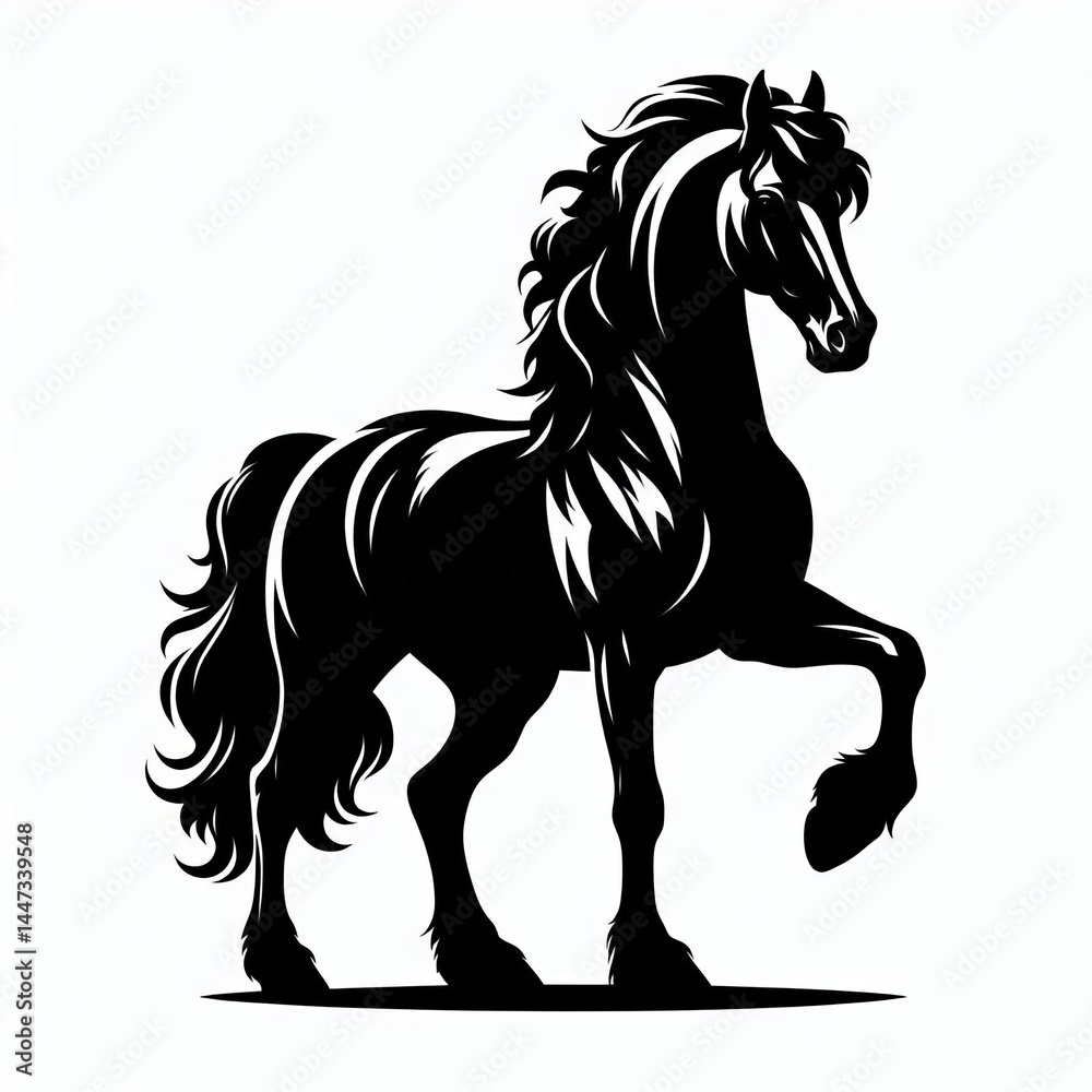 Obraz premium animals silhouette