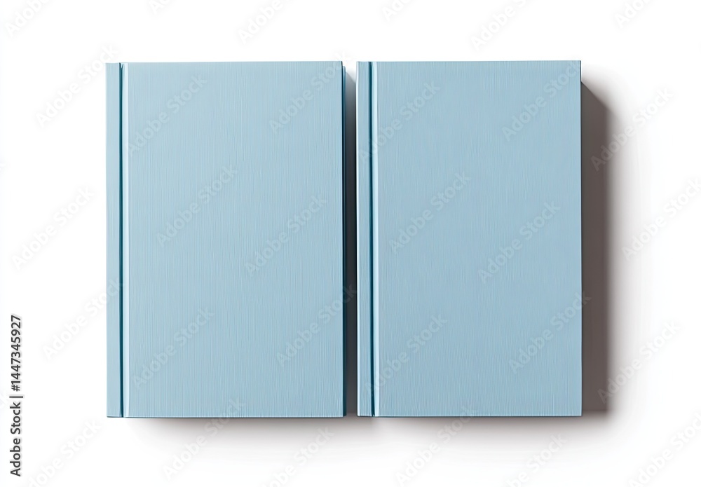 Light-blue book covers Light-blue book covers