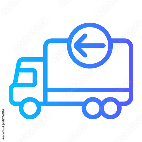 shipment gradient icon
