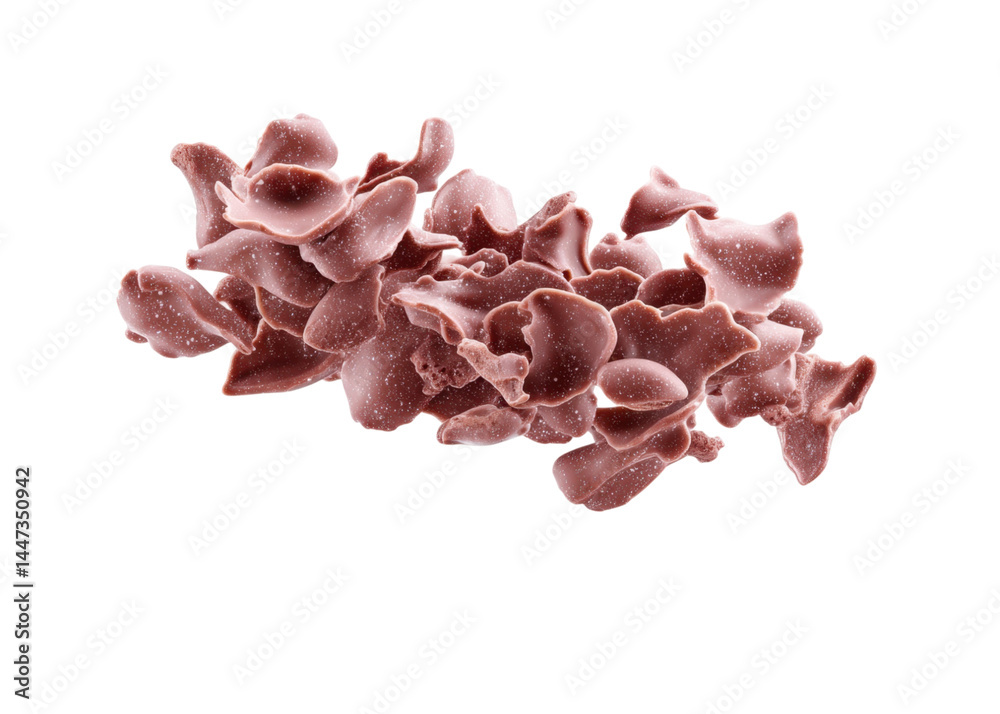 Illustration shows sickle cell anemia, a genetic blood disorder, isolated on transparent background. Medical and scientific concept.
