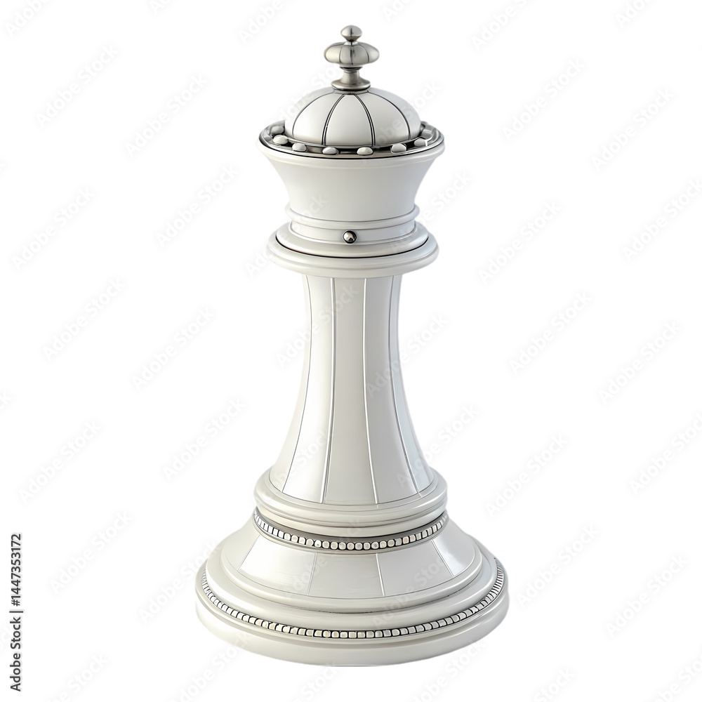 Elegant White Queen Chess Piece HighResolution Image isolated on transparent background Elegant White Queen Chess Piece HighResolution Image isolated on transparent background