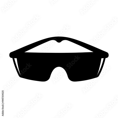 Stylish black sunglasses offering protection and a sleek modern aesthetic design