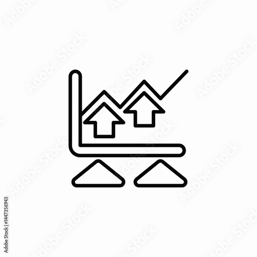 market expansion icon sign vector