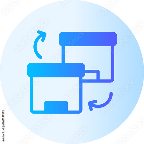 replacement gradient icon