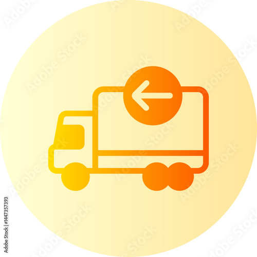 shipment gradient icon