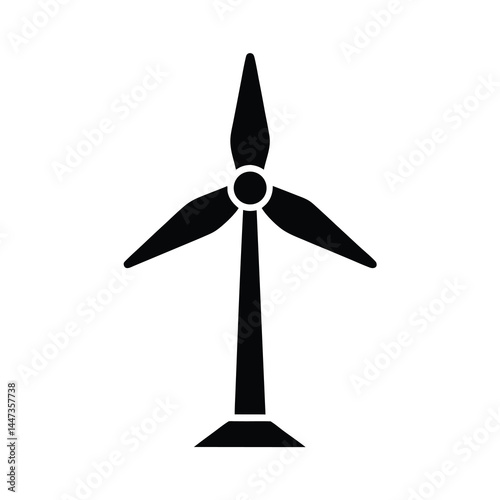 wind turbine isolated on white
