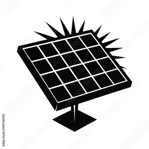 solar panels on the roof