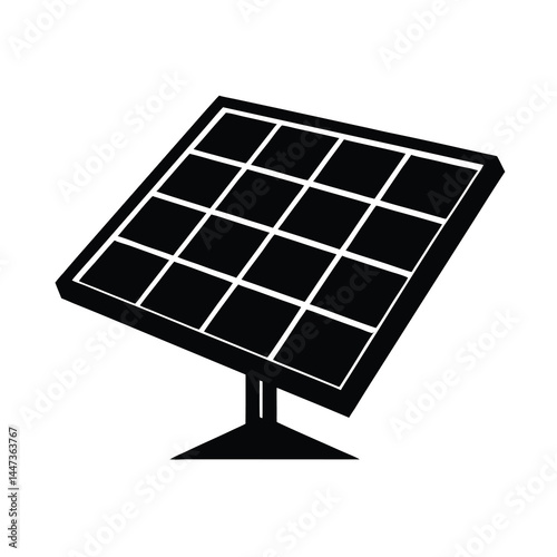 solar panels on a white background