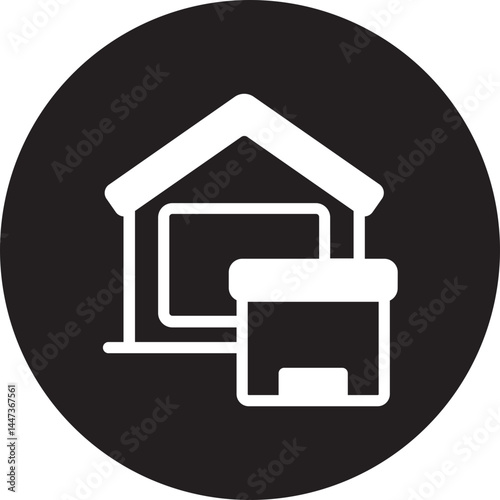 wholesaler glyph icon