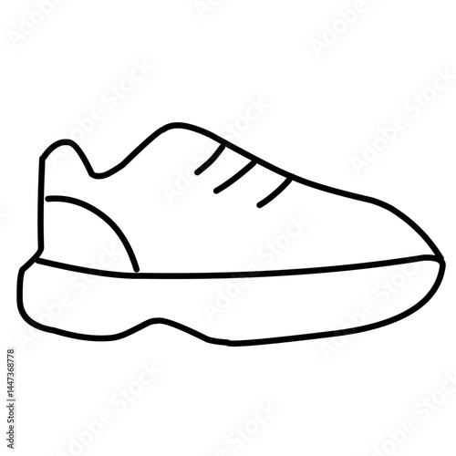 shoe icon vector