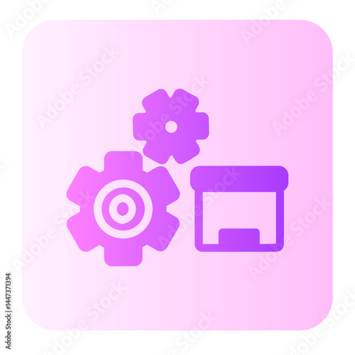 components gradient icon