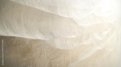 Wallpaper Mural Beige textured wall with wave pattern, creating a smooth, elegant backdrop suitable for design projects or presentations Torontodigital.ca