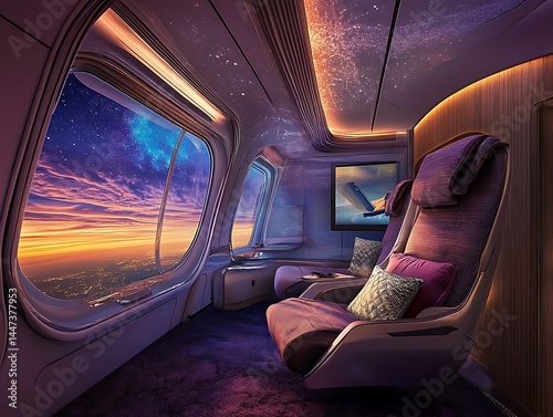 airborne luxury private suite for city to metropolis travel