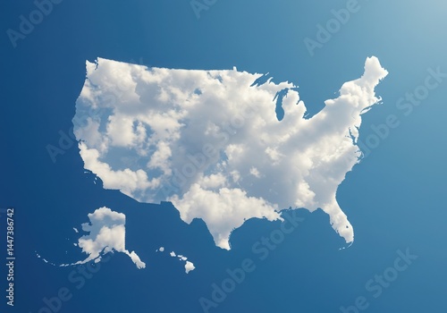 united states of america usa map flag in earth globe