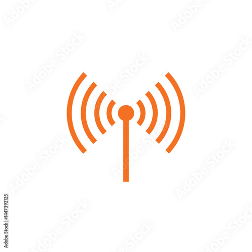 Antenna icon. Trendy modern flat linear vector illustration on white background.