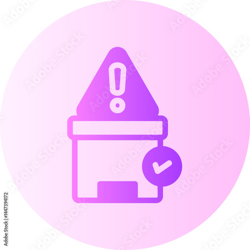 beware gradient icon