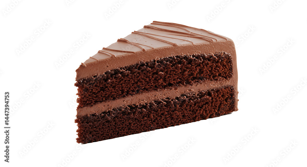 slice of chocolate cake slice of chocolate cake