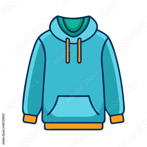 Buy blue hoodie sweatshirt apparel clothing fashion garment outerwear comfortable casual wear style
