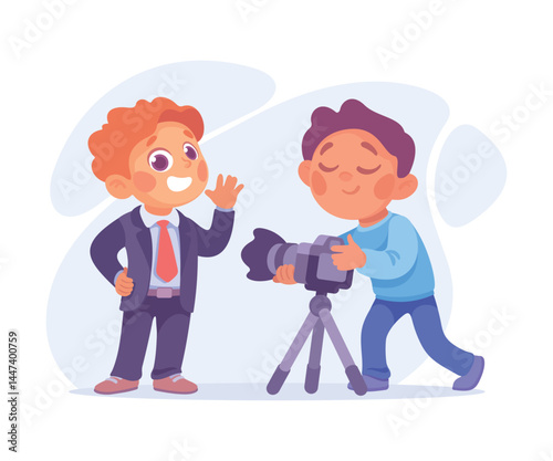 Kids Filming Together An Exciting Blend of Creativity, Imagination, and Fun in Media