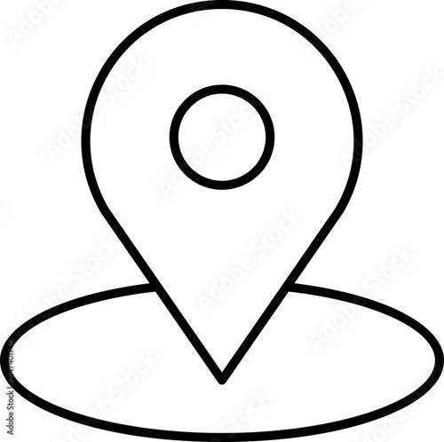 Free Download Place Location shopping online outline icon - GFXLoad