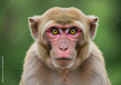close up of a young monkey wildlife photography 