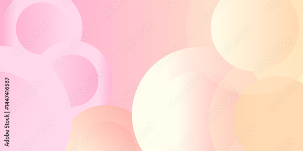 abstract background.modern.minimalist.pink and yellow gradations.circle effect.memphis.trendy . poster abstract background.modern.minimalist.pink and yellow gradations.circle effect.memphis.trendy . poster