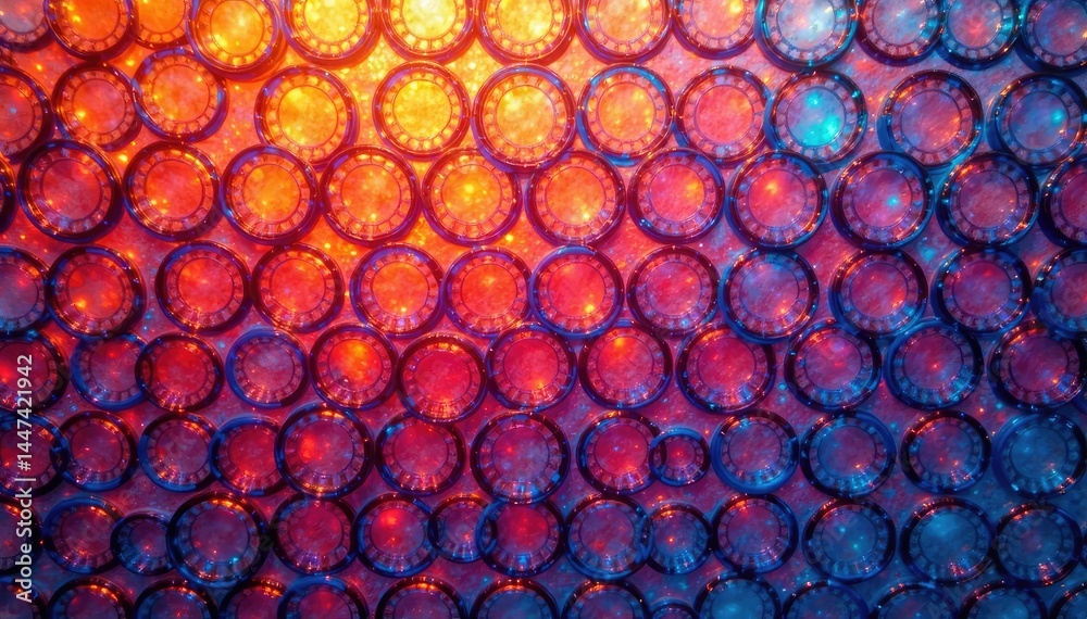 Interlocking circles creating a seamless texture, abstract background, design Interlocking circles creating a seamless texture, abstract background, design