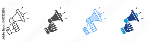 Marketing Icon Set Multiple Style Collection