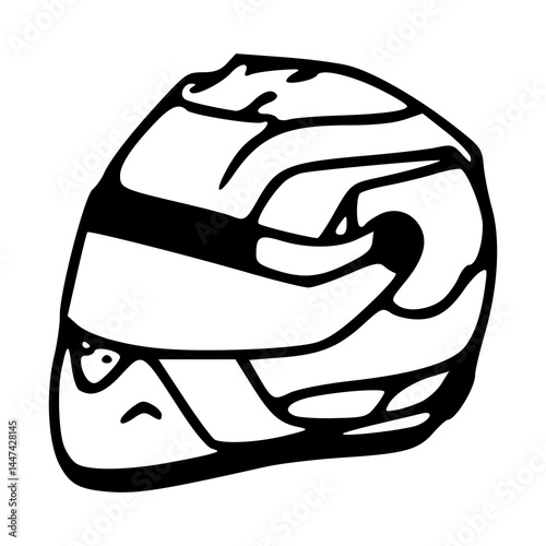 speed and safety helmet artwork