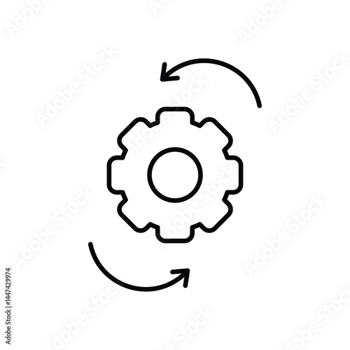 Modification Icon vector stock illustration