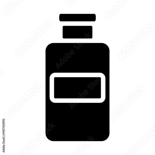 Vaccine Vial Glyph icons