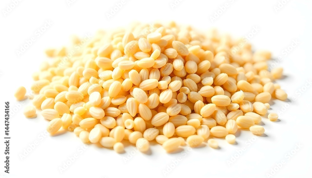 bulgur cereal isolated on white bulgur cereal isolated on white