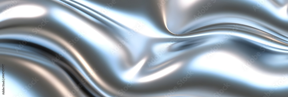 Liquid Metal: Abstract Flowing Waves Liquid Metal: Abstract Flowing Waves
