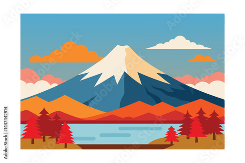 mountain landscape in the mountains