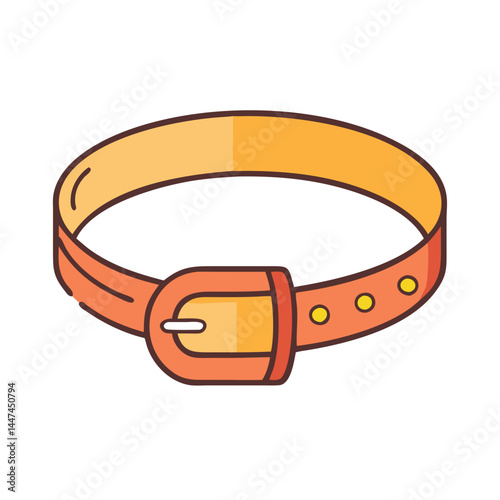 Shop stylish orange leather belt with buckle for men and women fashion accessory online sale