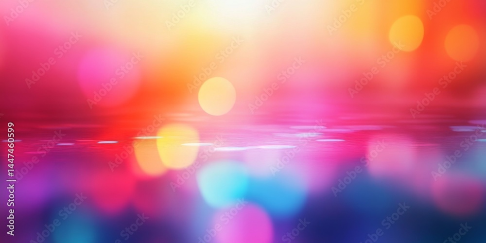 Colorful Abstract Bokeh Background