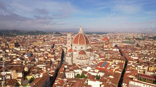 Wallpaper Mural Spectacular cathedral of Santa Maria del Fiore in Florence. Aerial Torontodigital.ca